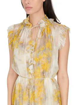 Zimmermann Botanica Wattle Midi Dress Print Size 0 for rent on The Volte - image 2