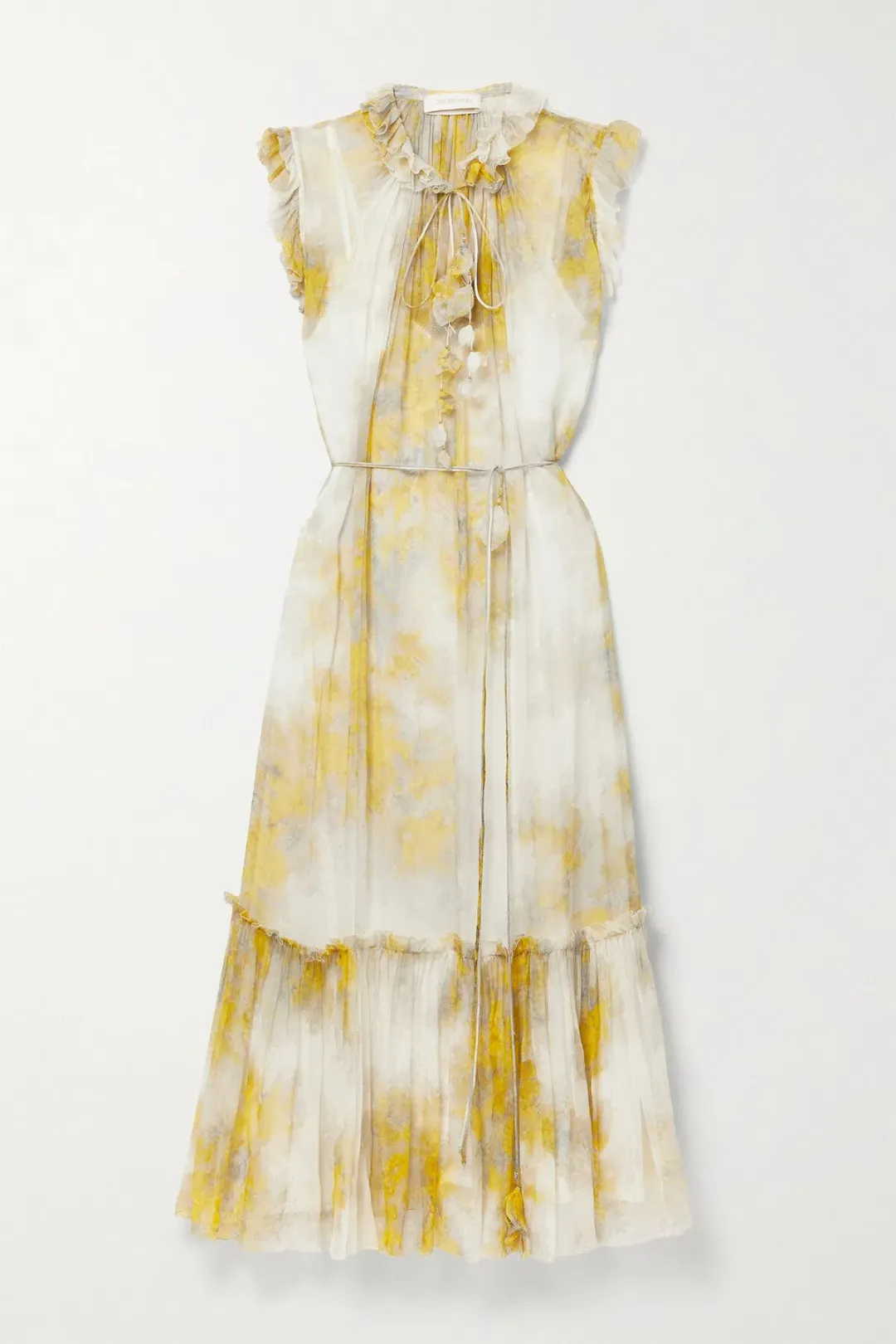 Zimmermann Botanica Wattle Midi Dress Print Size 0 for rent on The Volte - main image