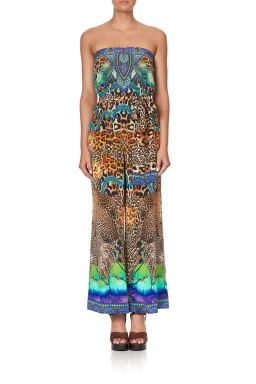 Camilla Mother Xanadu Tie Waist Strapless Jumpsuit Print Size XL for rent on The Volte - image 6