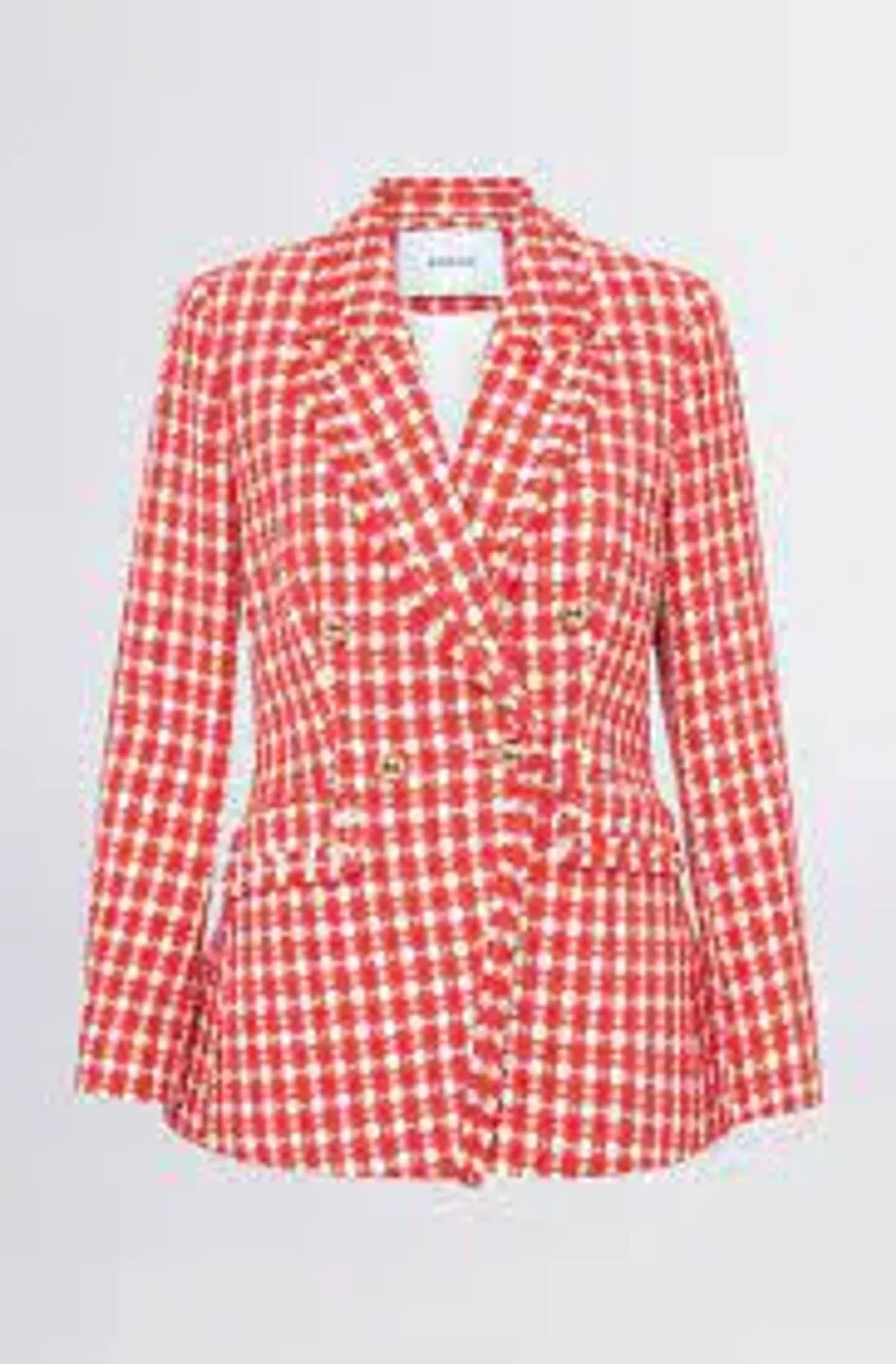 Sheike Alice Check Jacket and Skirt Set Red Size 6 - Image 2