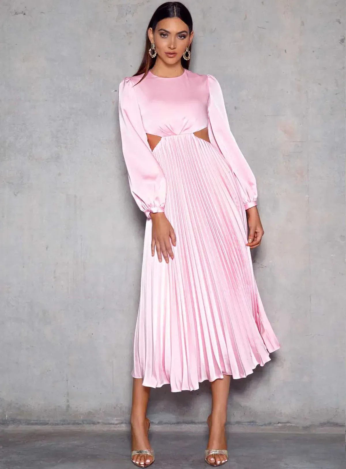 Elle Zeitoune The Barry Dress Candy Pink Size AU 12 - Image 1