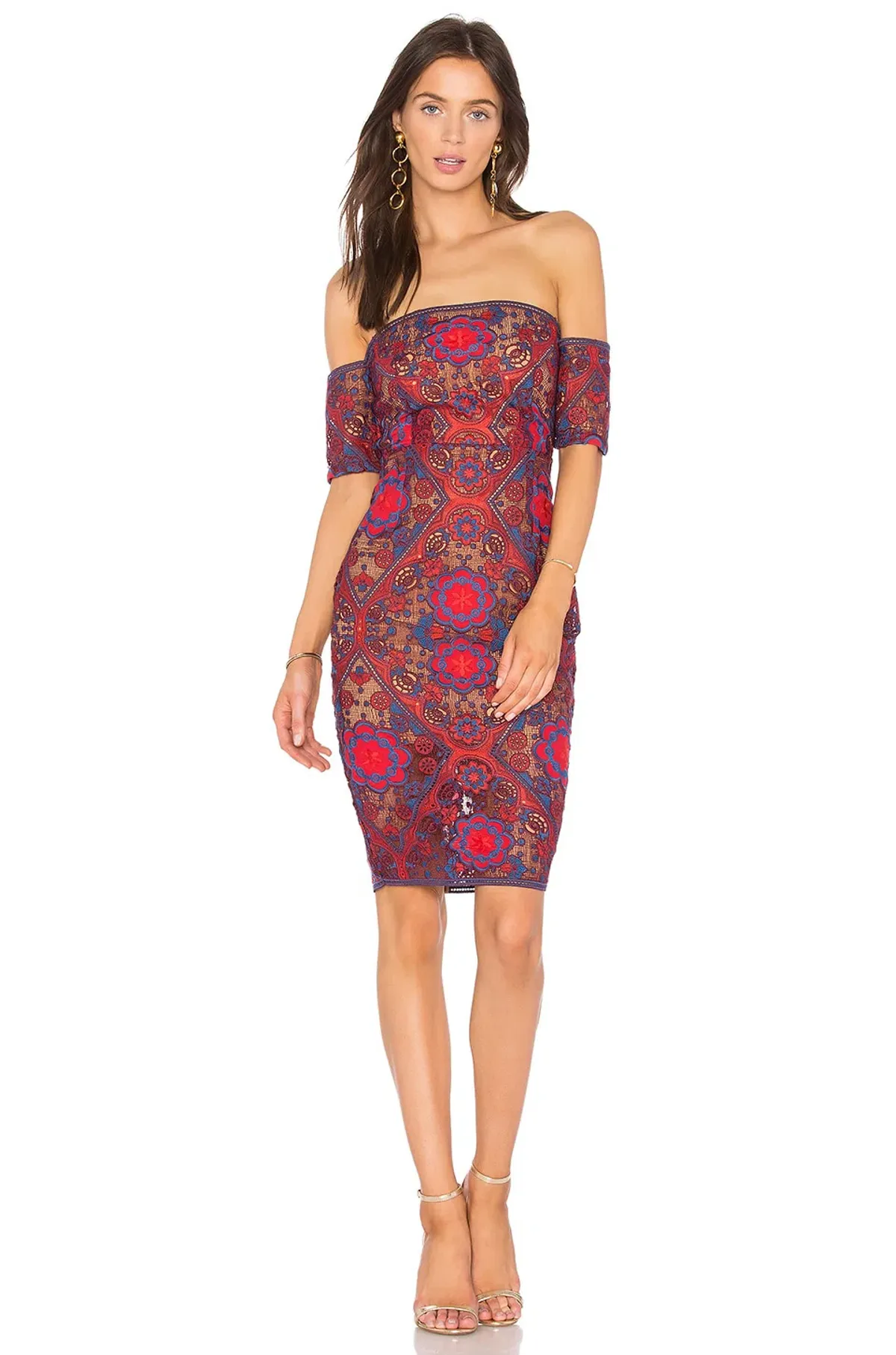 Winona Casablanca Off The Shoulder Dress Mixed Size 6 for rent on The Volte - main image
