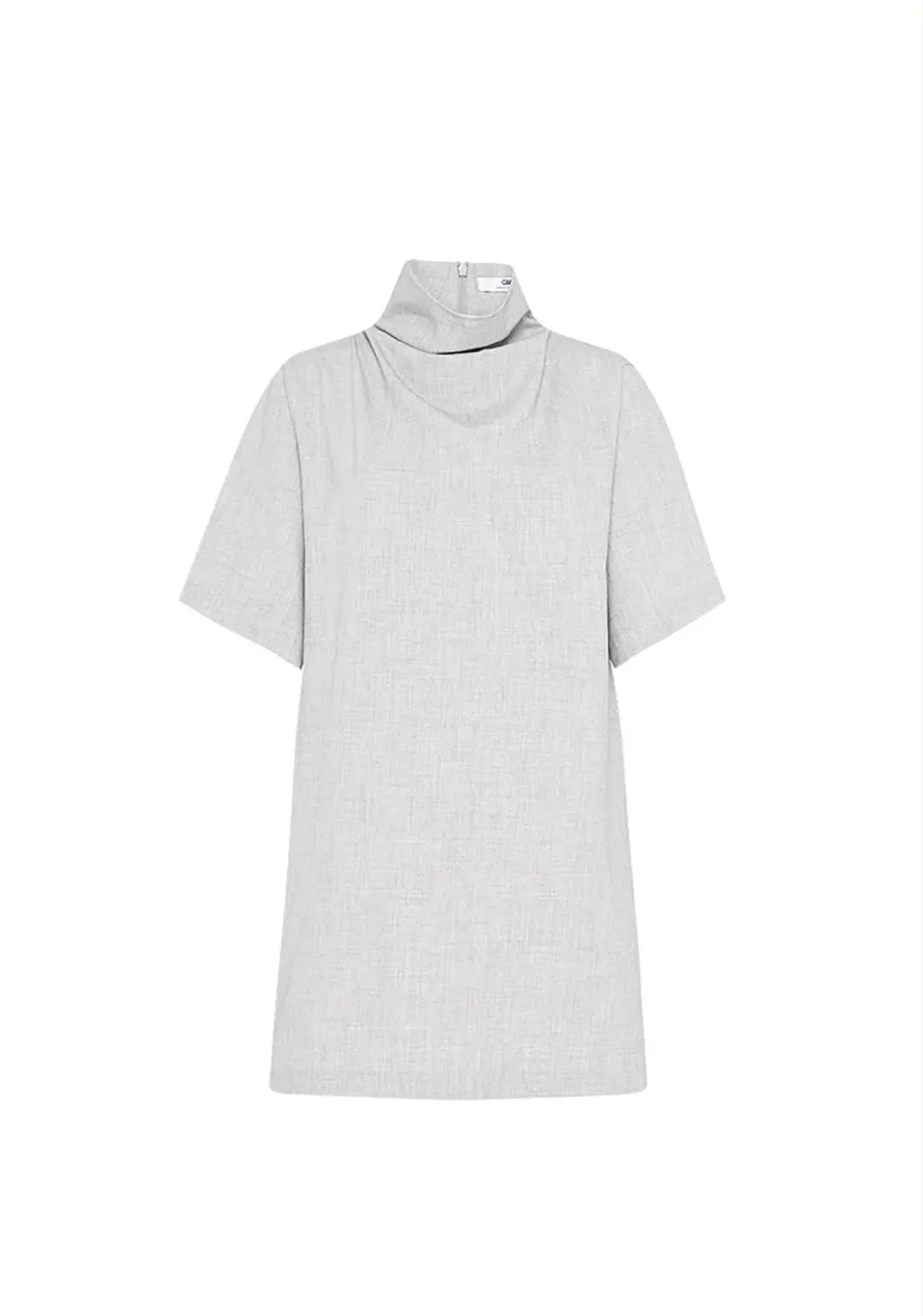 Camilla & Marc Theo Relaxed Mini Dress in Grey Melange Size 14 for rent on The Volte - main image