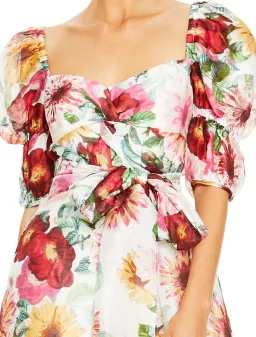 Talulah Garland Midi Dress Print Size 6 for rent on The Volte - image 2