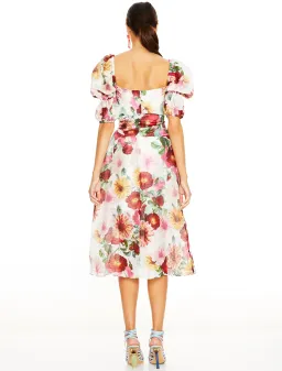 Talulah Garland Midi Dress Print Size 6 for rent on The Volte - image 3