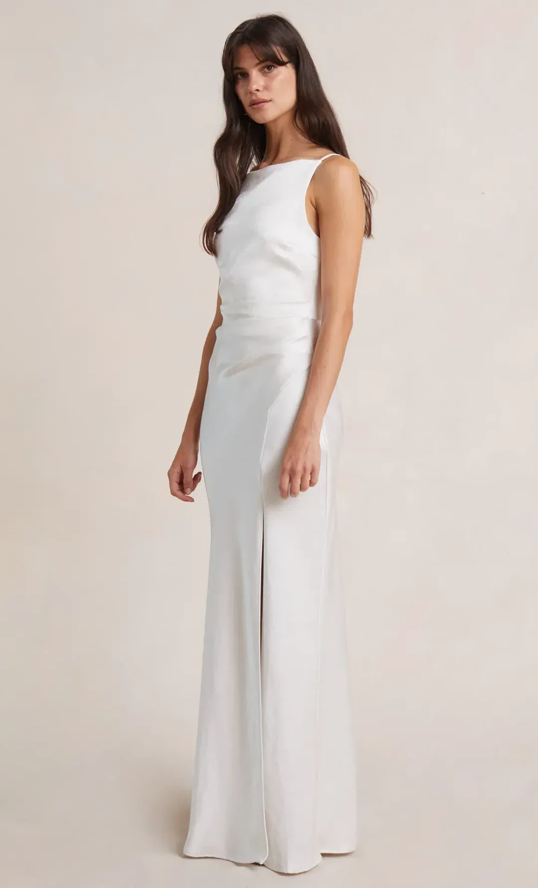 Bec & Bridge The Dreamer Maxi Dress Ivory Size 6 for rent on The Volte - main image