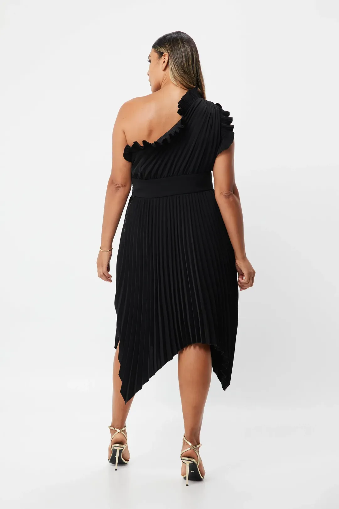 Mossman The Lady Like Dress Black Size 16 for rent on The Volte - main image