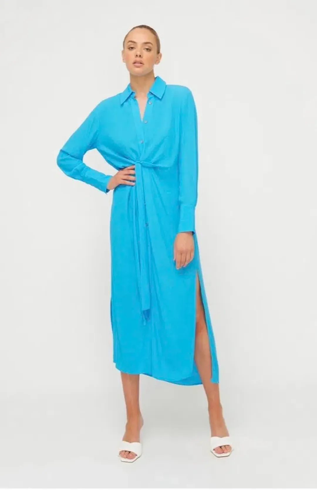 Sheike Paradiso Dress Blue Size 14 for rent on The Volte - main image