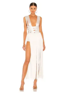 Bronx and Banco Issa Blanc Gown White Size XXS / AU 4 for rent on The Volte - image 1