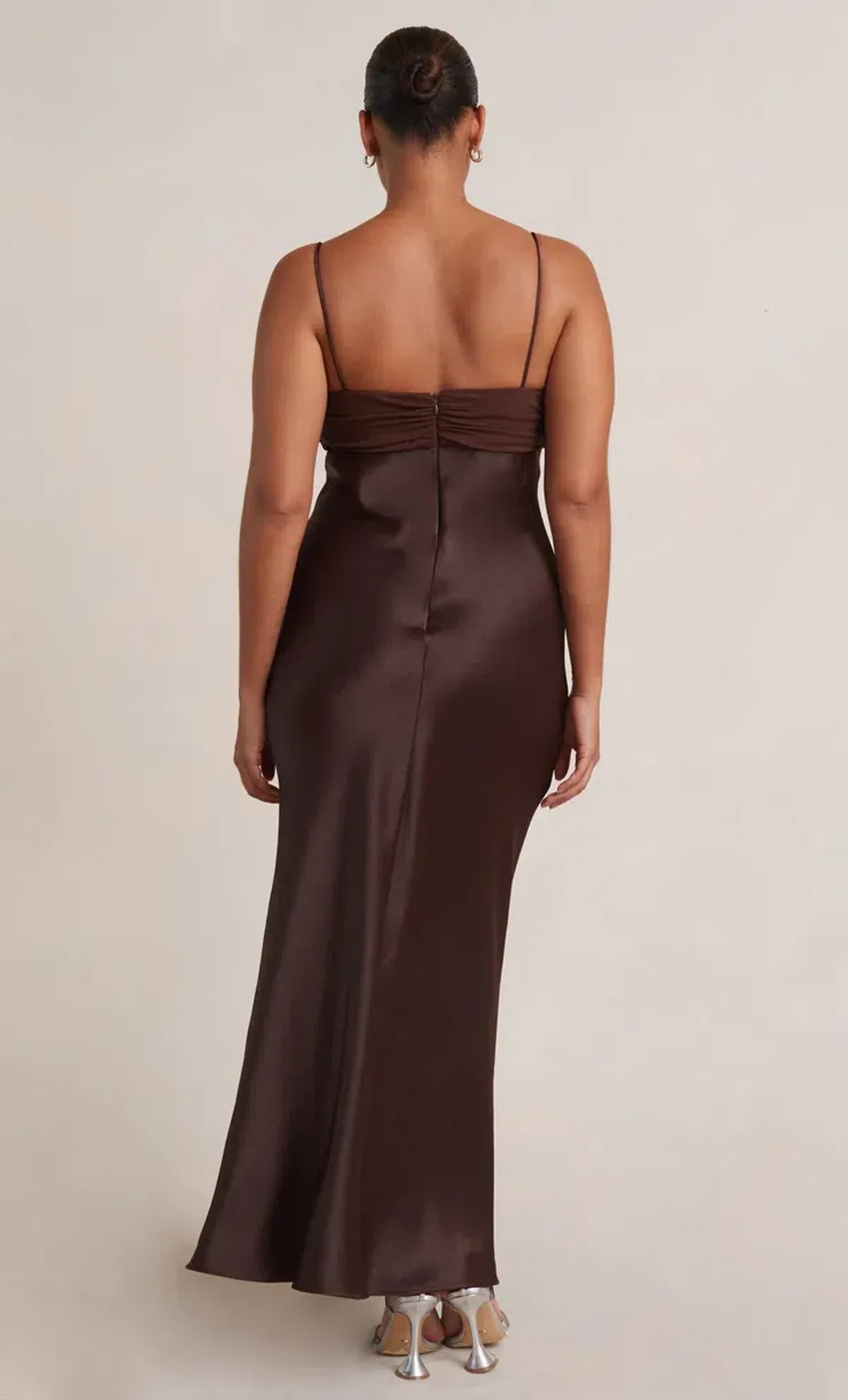 Bec & Bridge Julieta Maxi Dress in Chocolate Brown Size 14 - Image 3