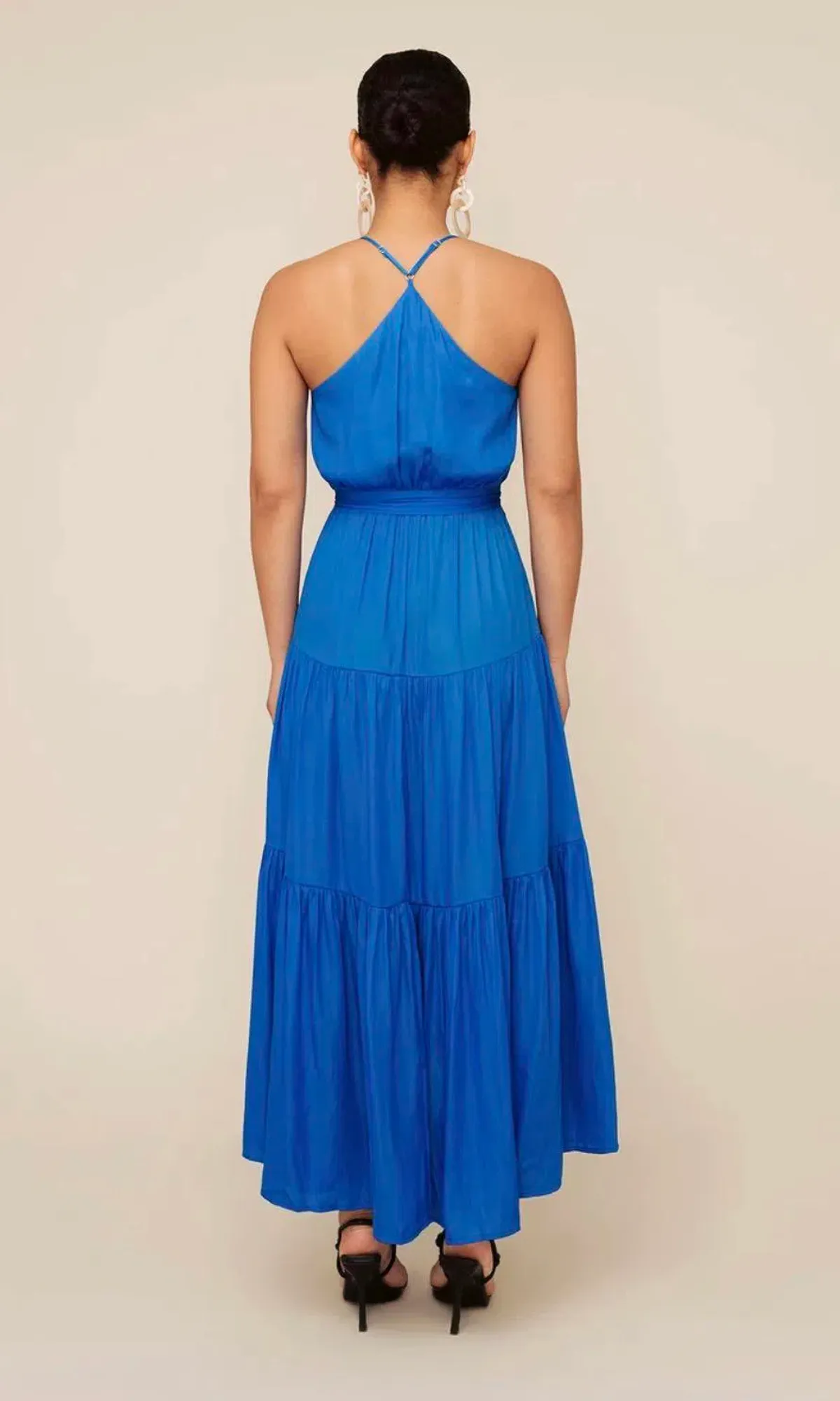Sheike Sirocco Maxi Dress Cobalt Blue Size 14 - Image 4