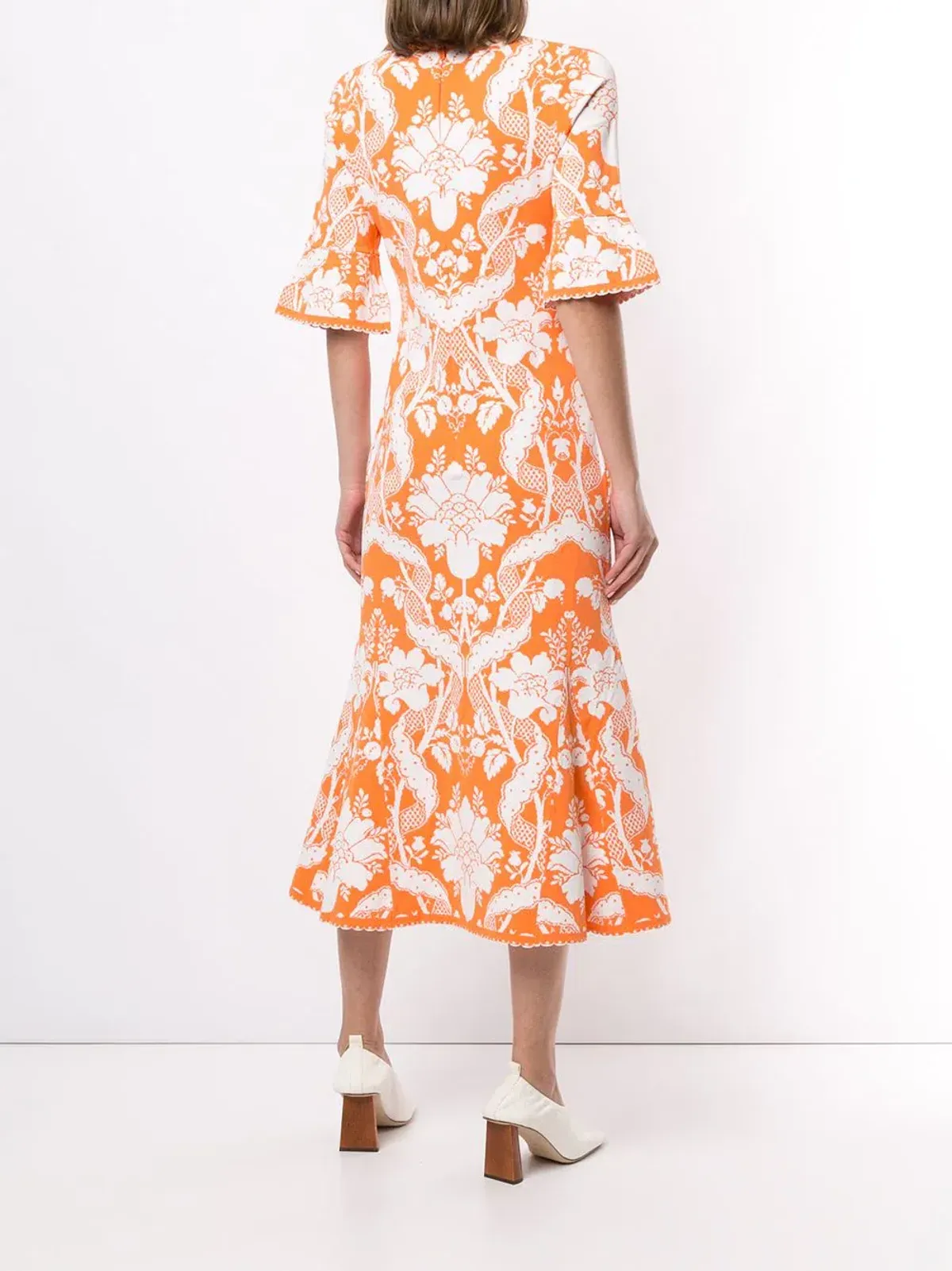 Alice McCall Sittin Pretty Midi Dress Orange Size 8 - Image 2