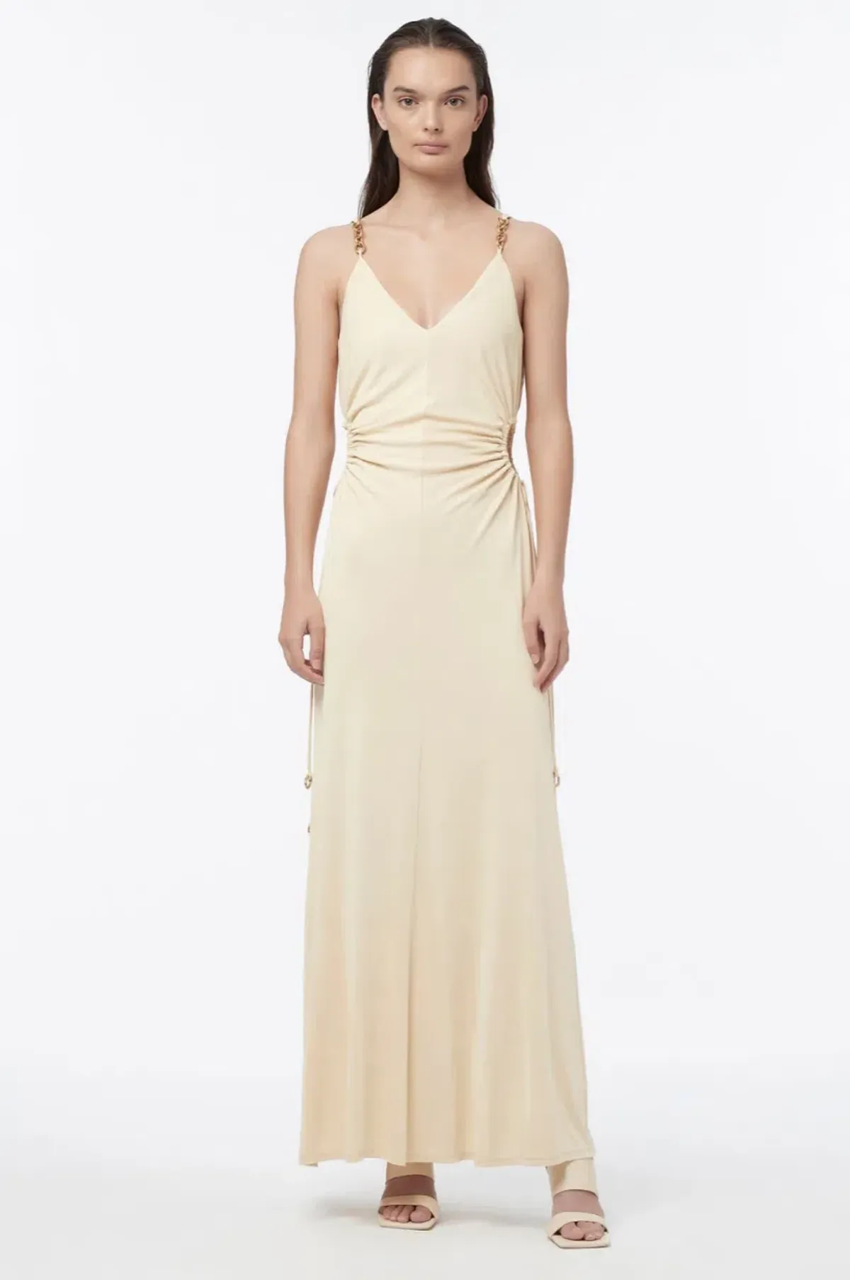 Manning Cartell Tuning In Chain Dress Yellow Size 12 for rent on The Volte - main image