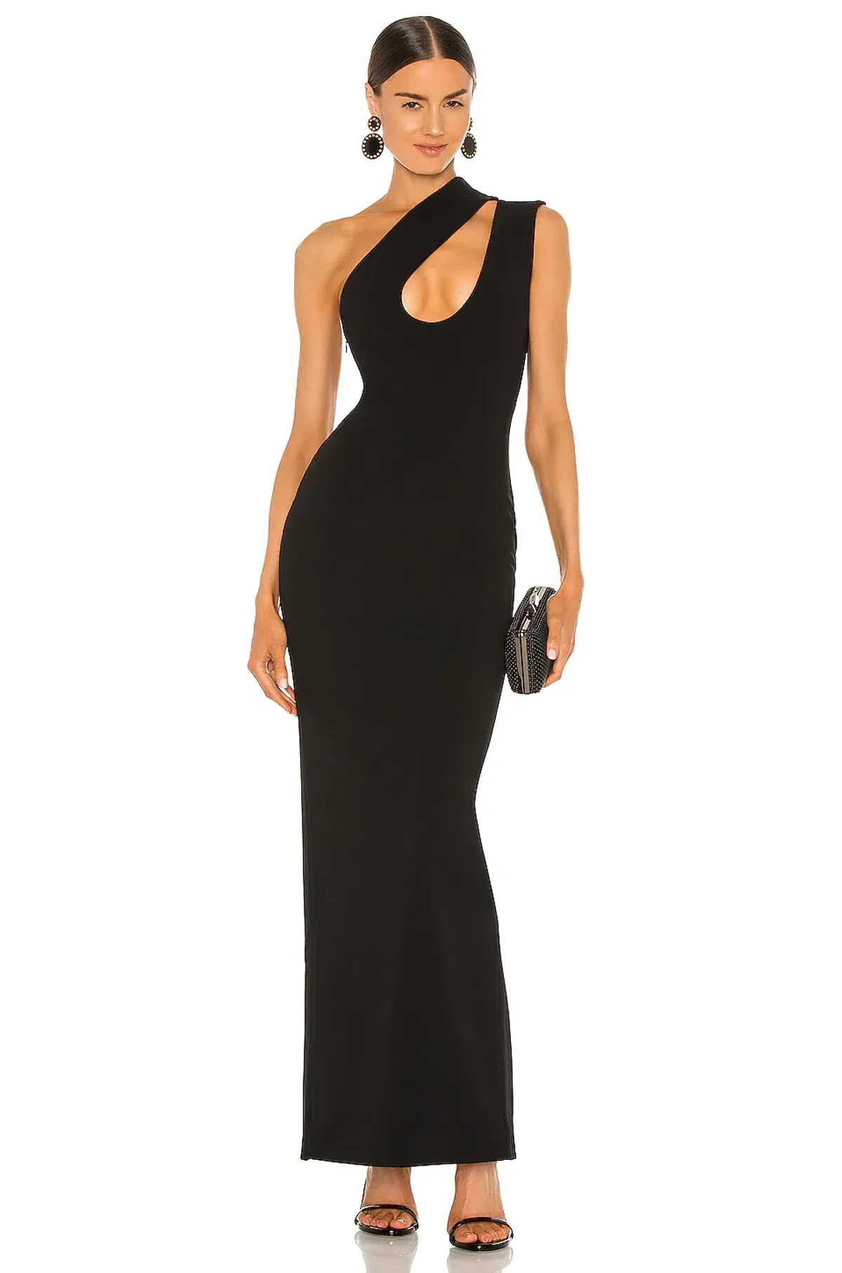Solace London Krista Maxi Dress Black Size 8 - Image 2