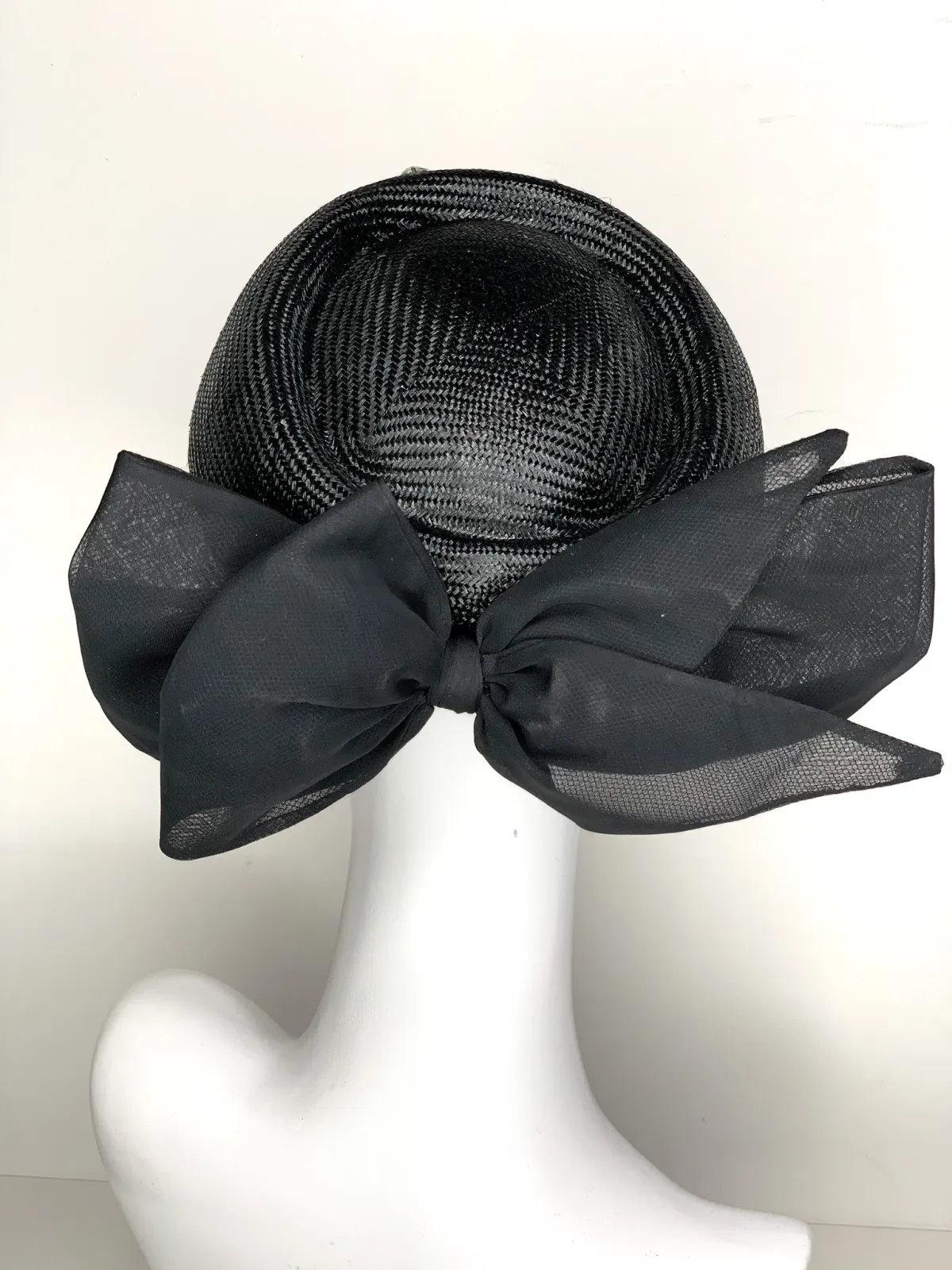 Halo & Rose Pillbox Hat Black/Green - Image 9