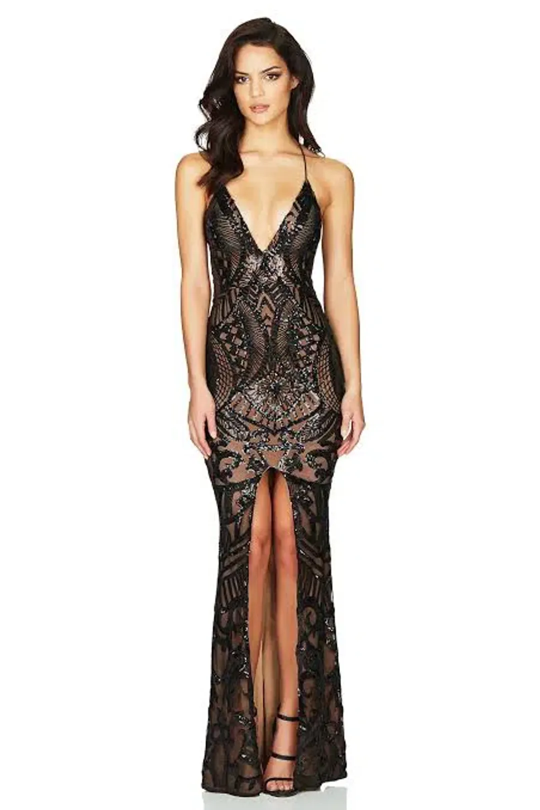 Nookie Mon Cherie Gown Black Size 8 for rent on The Volte - main image