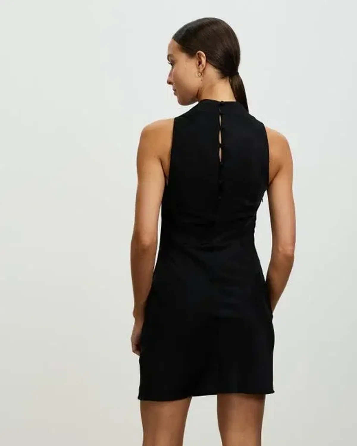 Lover Lisboa Mini Dress Black Size 12 - Image 3