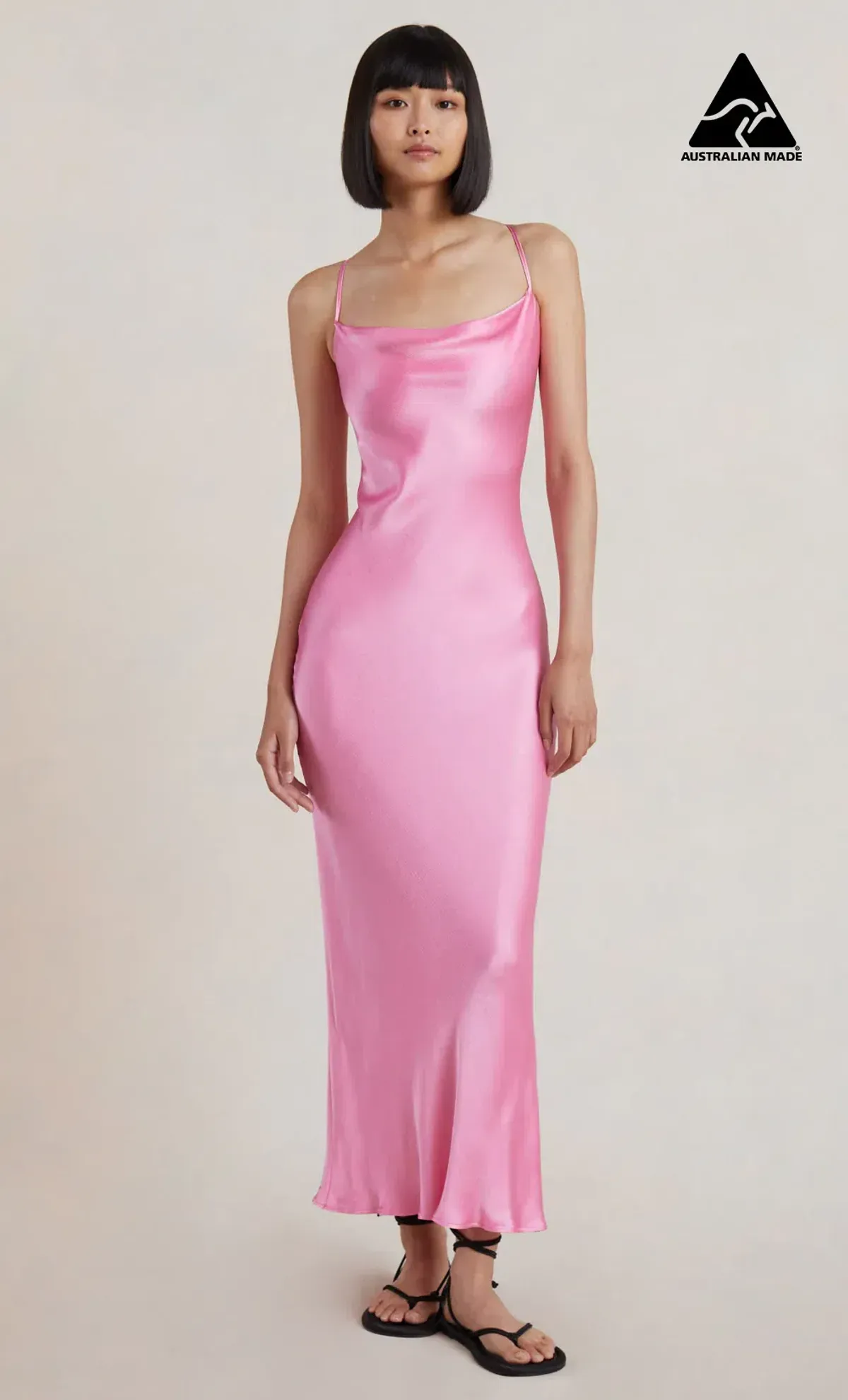 Bec & Bridge Malyka Maxi Dress Candy Pink Size 8 - Image 4
