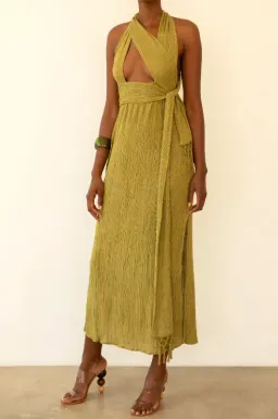 Savannah Morrow Verita Dress Agave Size 10 for rent on The Volte - image 2
