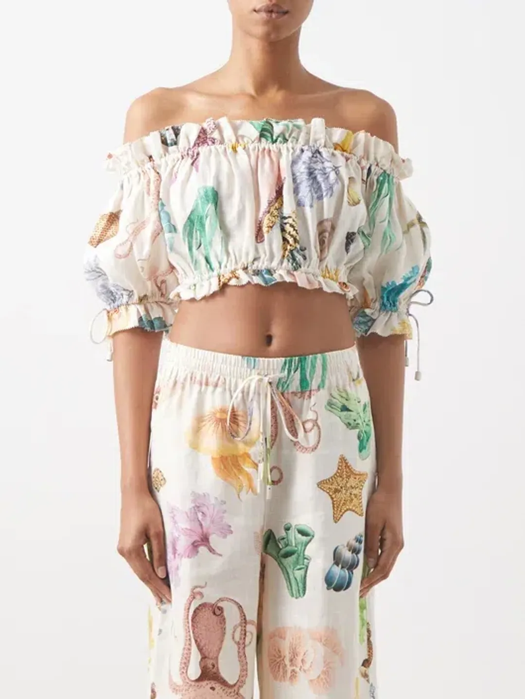 Alemais Adella Top and Trouser Set Print Size 6 for rent on The Volte - main image