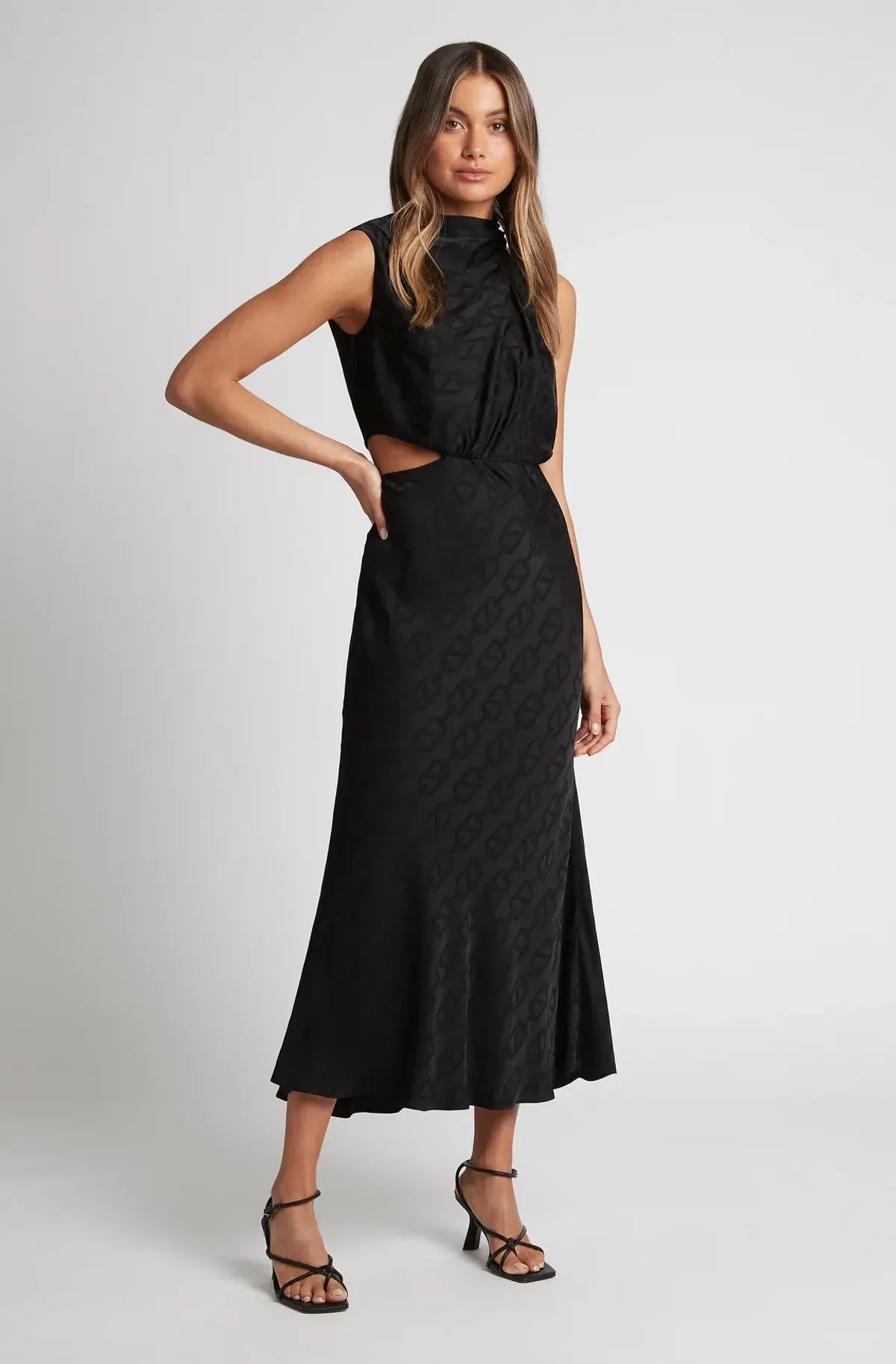 Sheike Reflections Dress Black Size 8 - Image 1