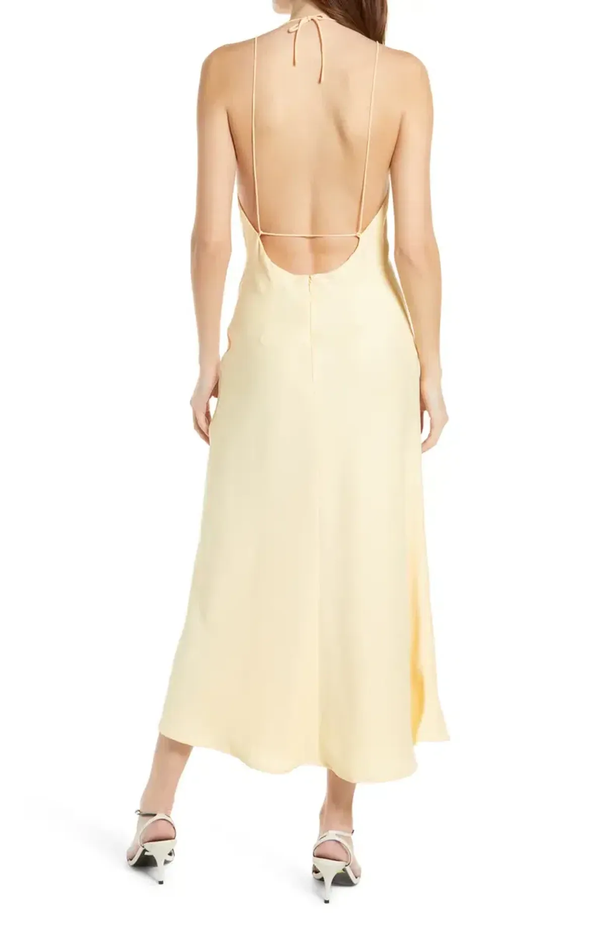 Misha Dawn Halter Dress Italian Straw Size 6 - Image 3