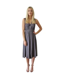 Scanlan Theodore V Neck Dress Grey Size 8 for rent on The Volte - image 1