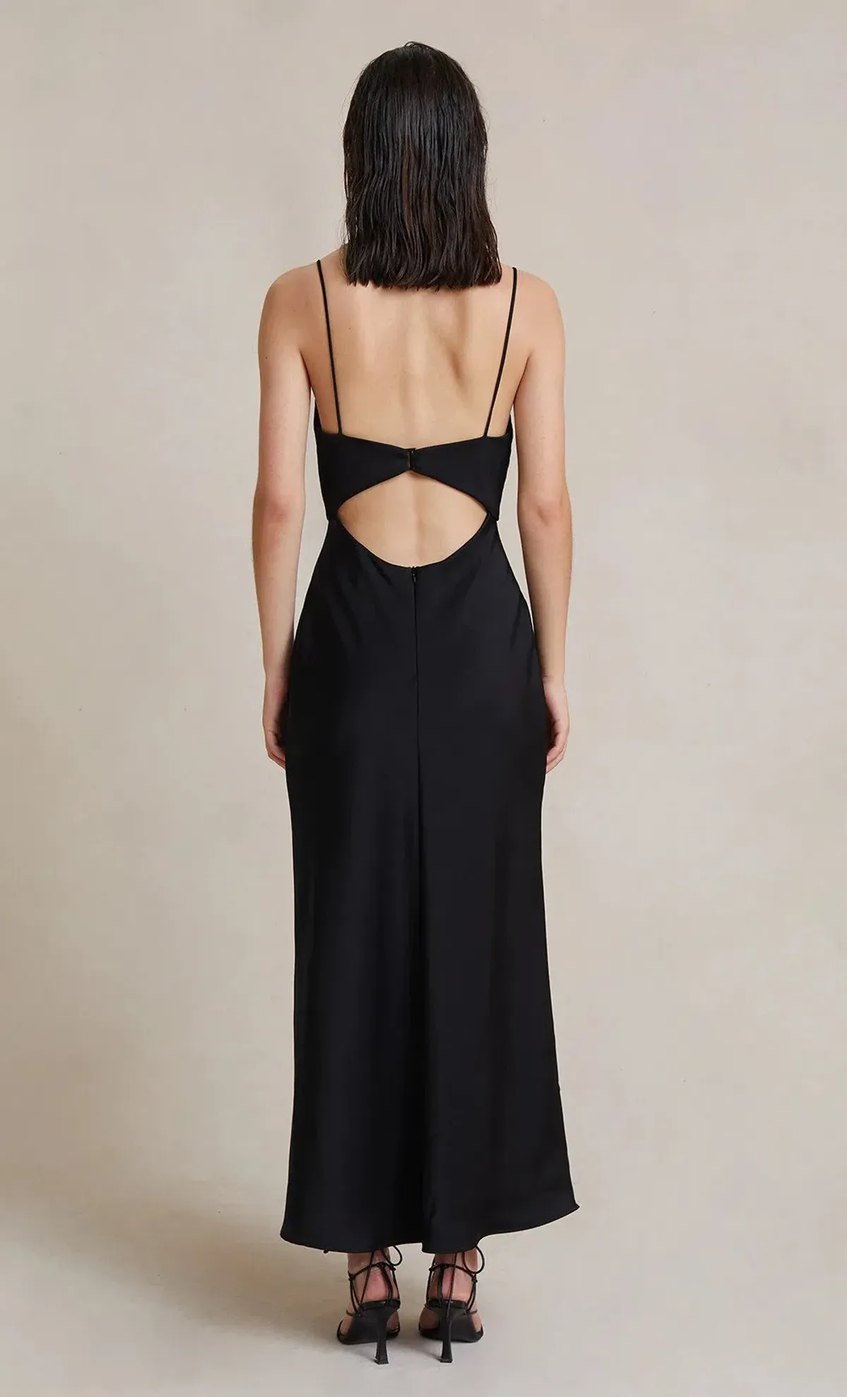 Bec & Bridge Valerie Midi Dress Black Size 8 - Image 2
