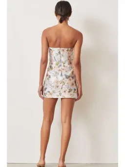 Bec & Bridge Fleurette Jacquard Mini Dress Print Size AU 6 for rent on The Volte - image 4