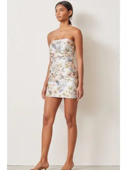 Bec & Bridge Fleurette Jacquard Mini Dress Print Size AU 6 for rent on The Volte - image 2
