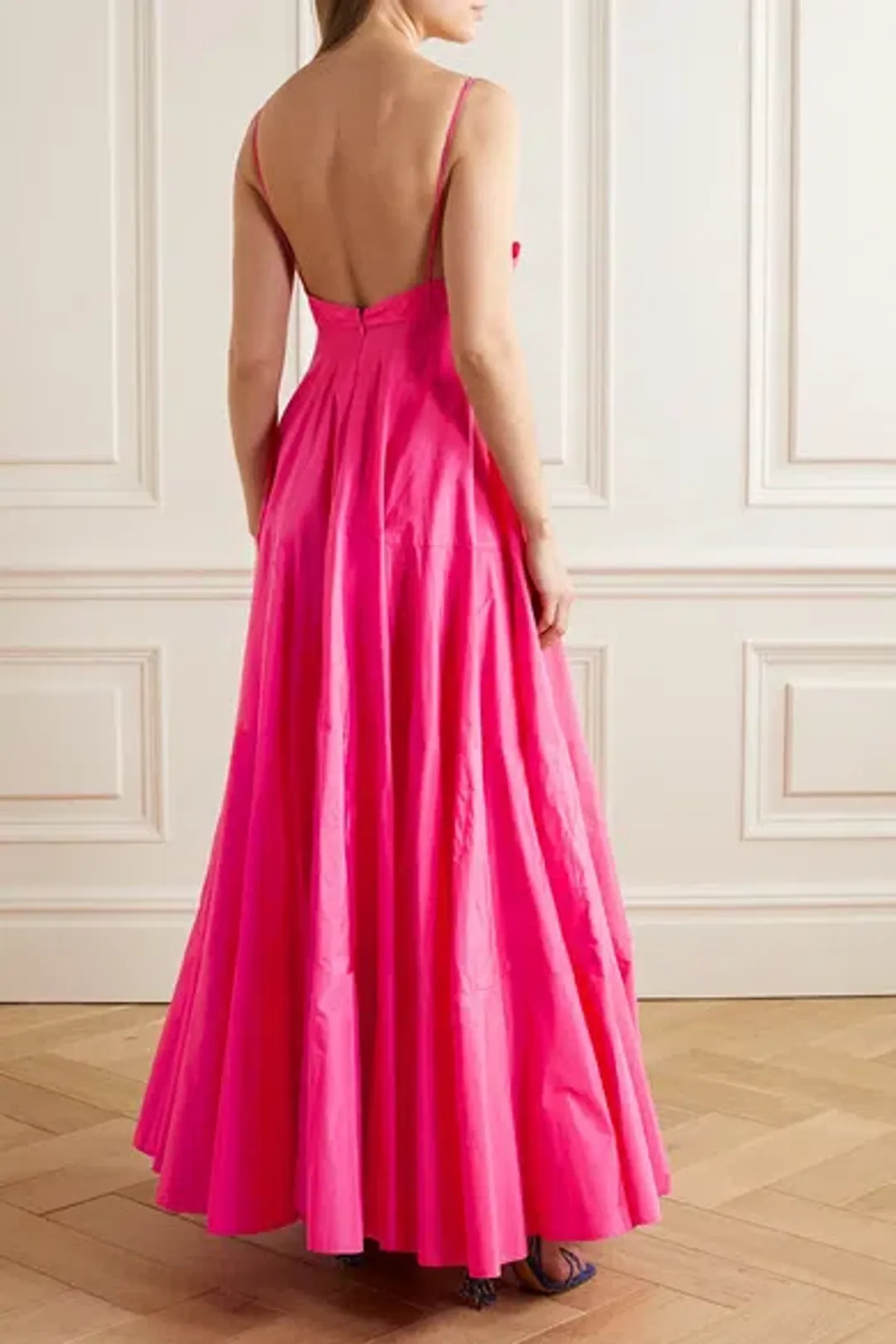 Jaquemus La Robe Manosque Maxi Dress Pink Size 10 for rent on The Volte - main image