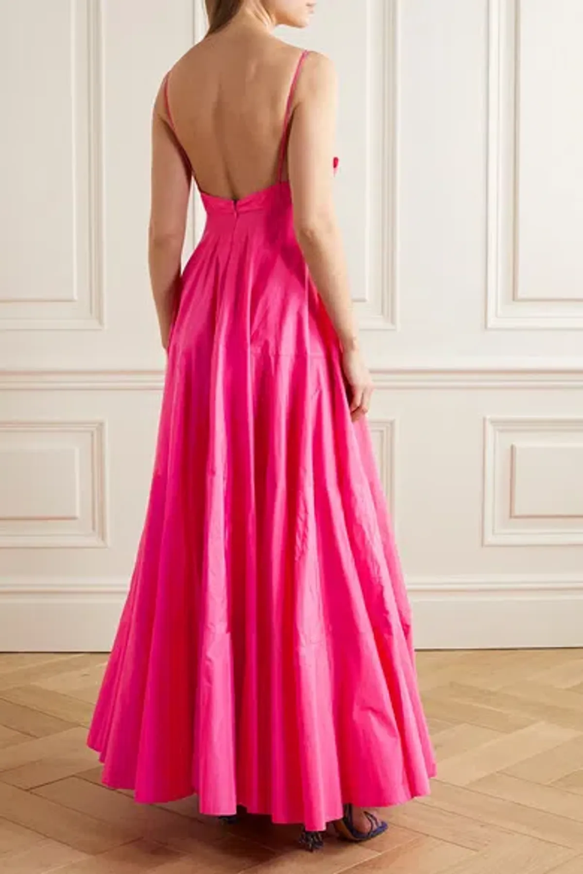 Jaquemus La Robe Manosque Maxi Dress Pink Size 10 - Image 2