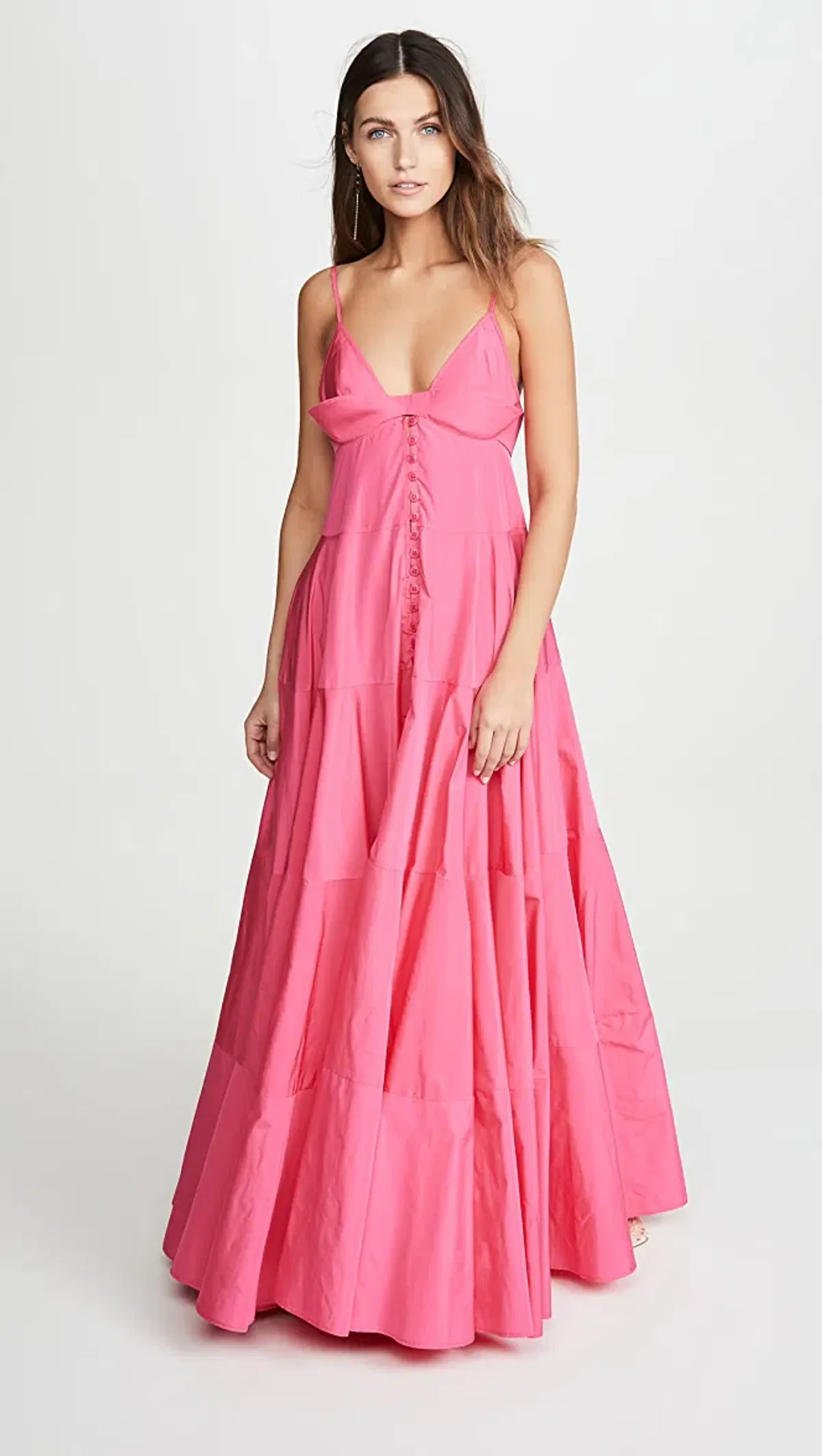 Jaquemus La Robe Manosque Maxi Dress Pink Size 10 - Image 1