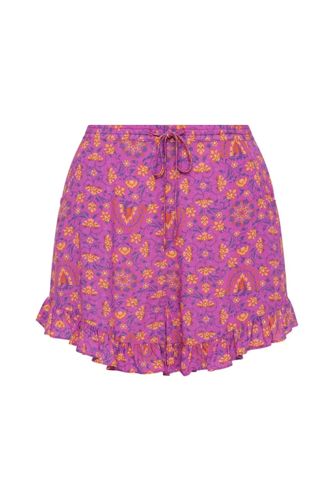 Spell Madame Peacock Blouse and Short Set Print Size M for rent on The Volte - main image