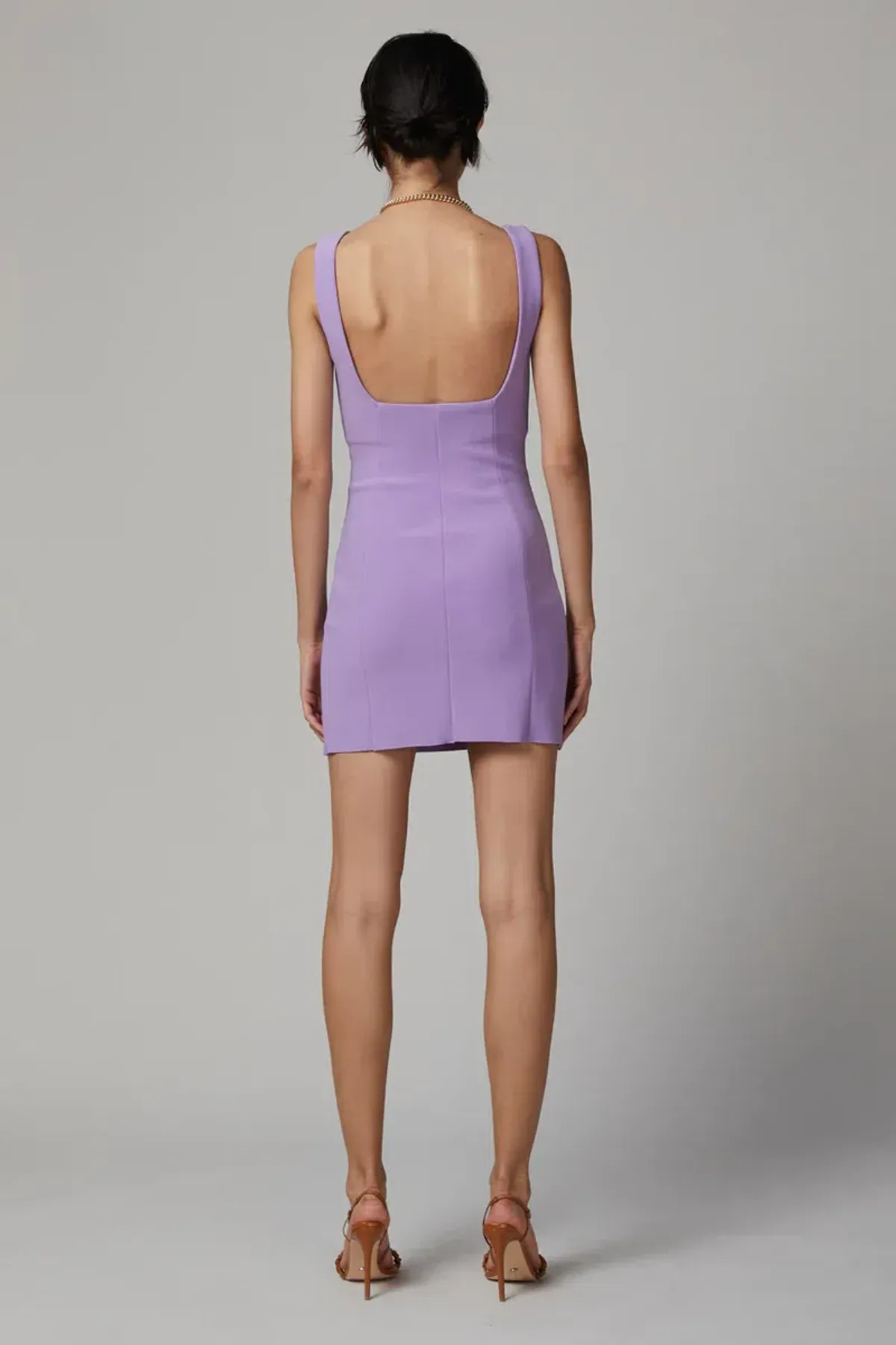 Bec & Bridge Candy Mini Dress Lilac Size 12 - Image 4