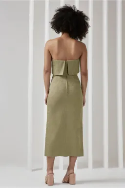 C/MEO Collective Love Like This Dress Green Size 8 for rent on The Volte - image 3