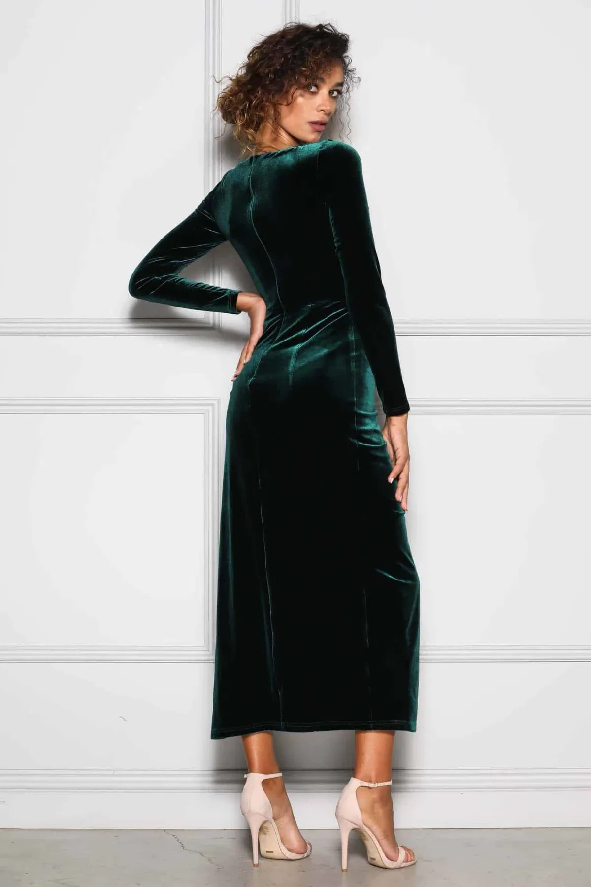 Elle Zeitoune Corrine Dress Green Size 8 - Image 4