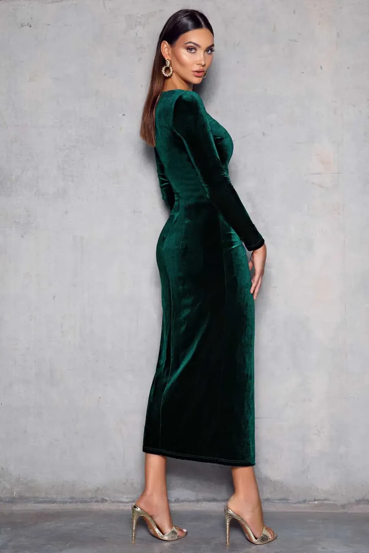 Elle Zeitoune Corrine Dress Green Size 12 - Image 2
