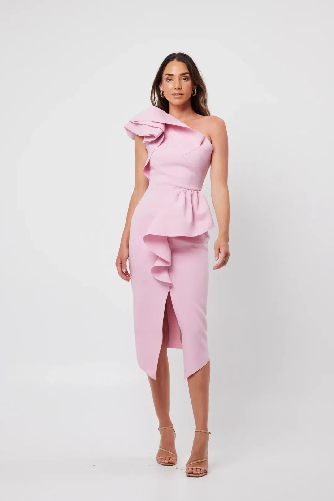 Elliatt Amara Dress Pink Size 6 for rent on The Volte - main image