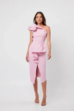 Elliatt Amara Dress Pink Size AU 12 for rent on The Volte - image 1