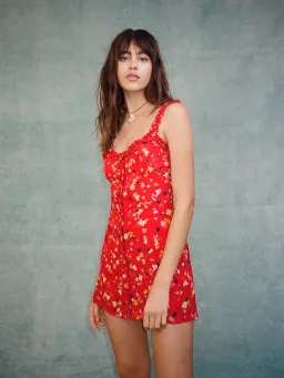 Realisation Par Julia Dress Rouge Fleur Size 10 for rent on The Volte - image 2