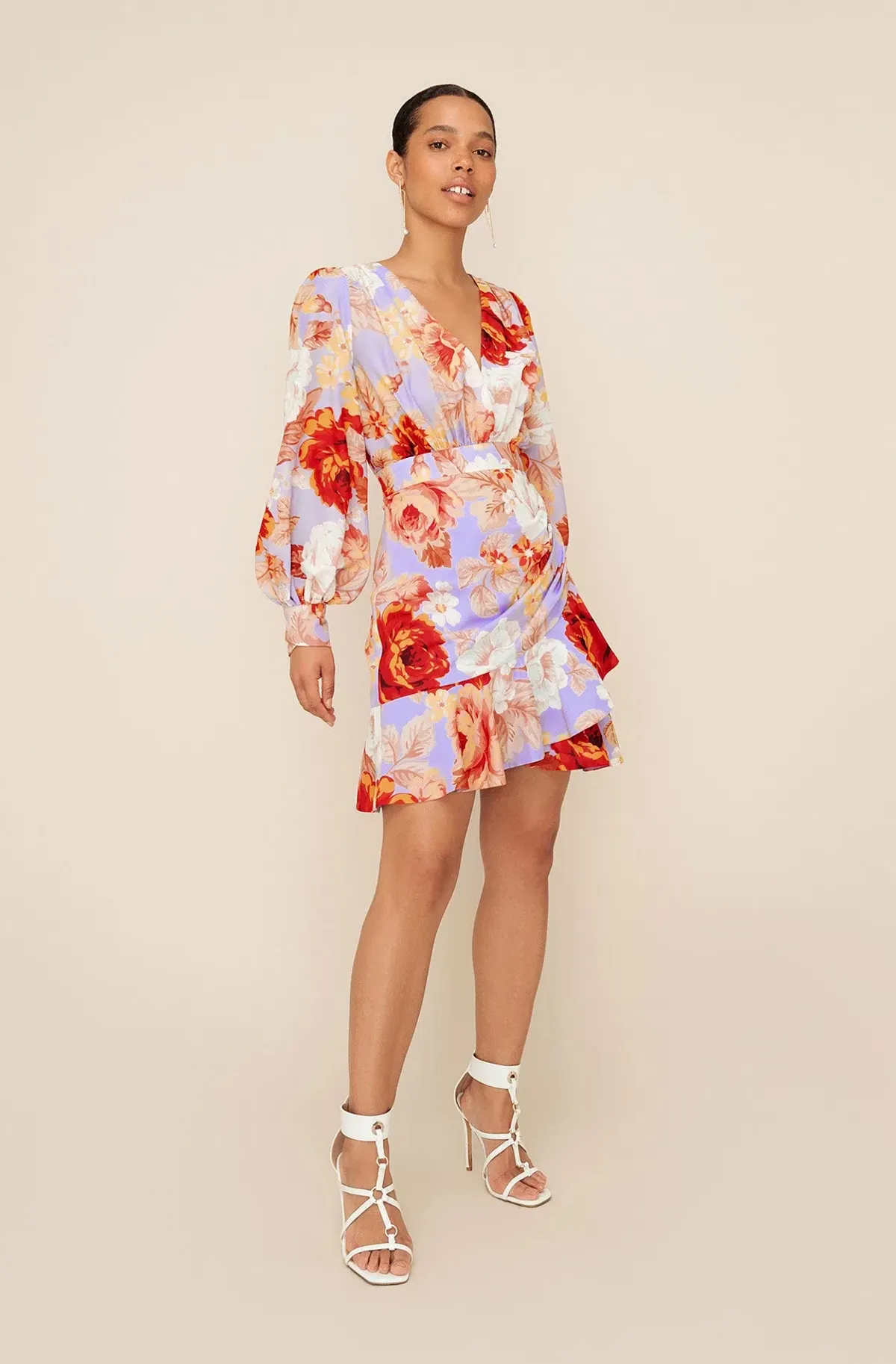 Sheike Monaco Floral Dress Print Size 6 for rent on The Volte - main image