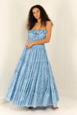 Palm Noosa With Love From Dress Blue Size 6 for rent on The Volte - image 3