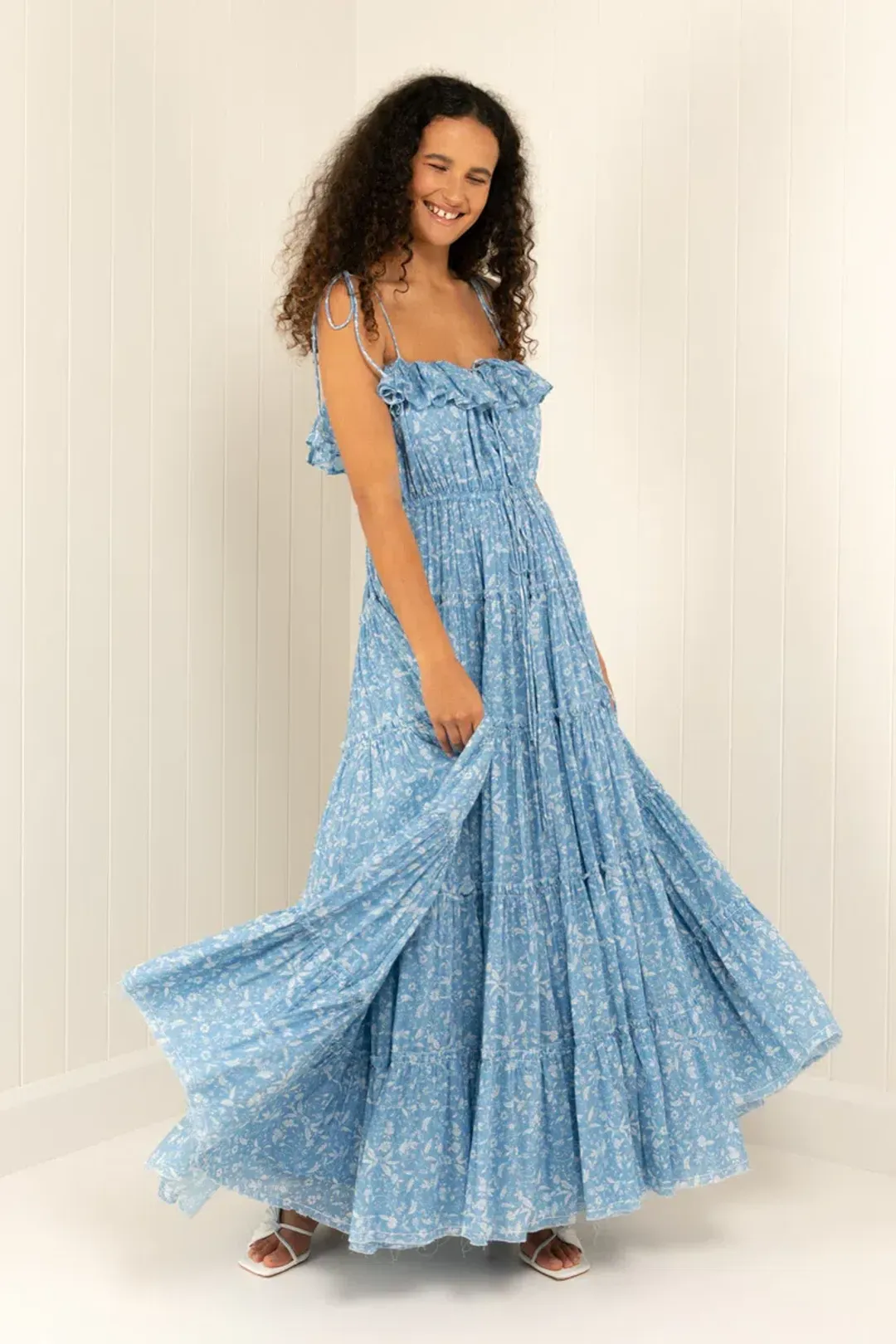 Palm Noosa With Love From Dress Blue Size 6 for rent on The Volte - main image