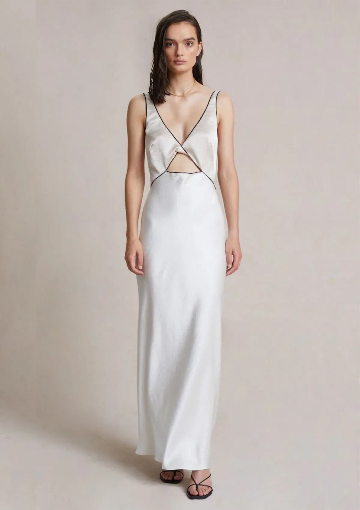 Bec & Bridge Sandy Maxi Dress Ivory Size 6 - Image 1