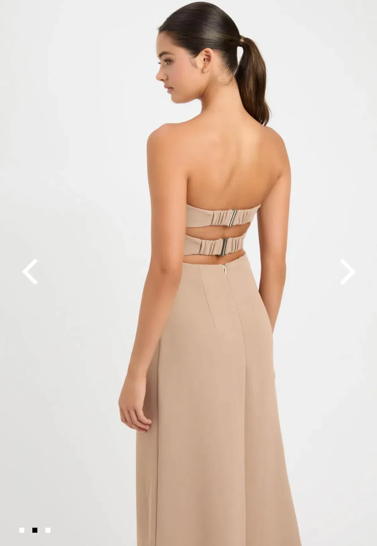 Kookai Alpha Strapless Dess Sirocco Size 6 - Image 2