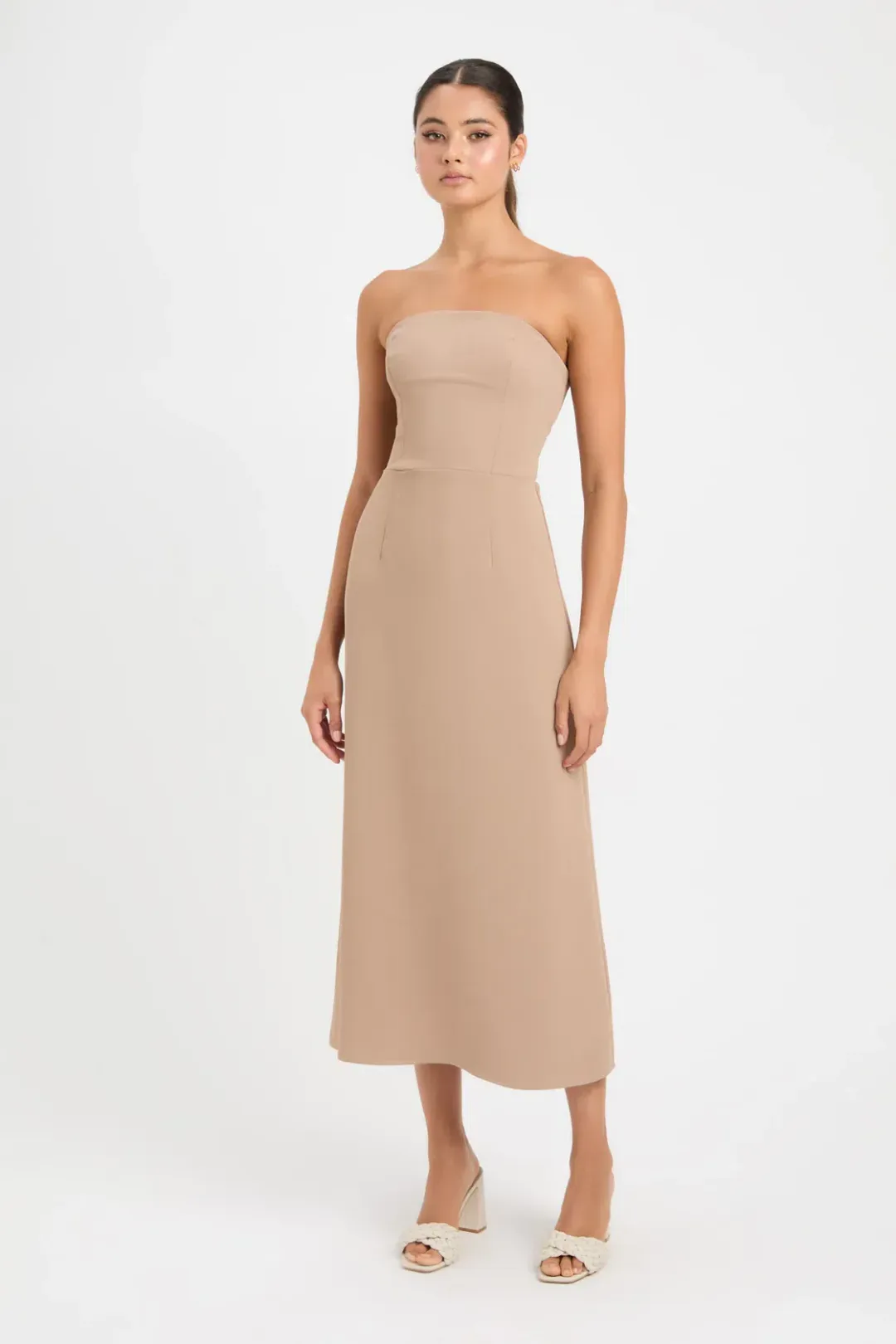 Kookai Alpha Strapless Dess Sirocco Size 6 for rent on The Volte - main image