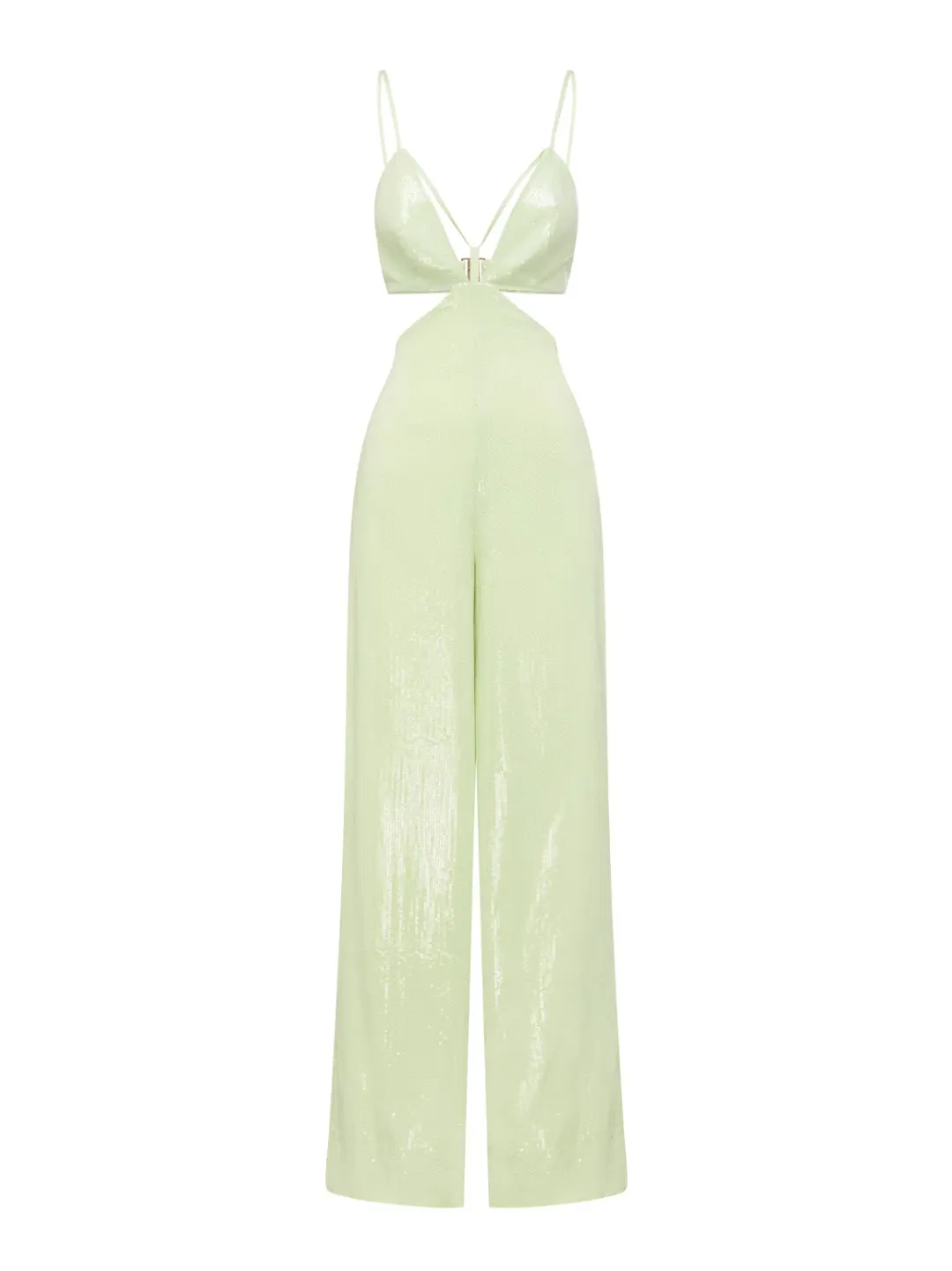 Alice McCall Night Sky Jumpsuit Lime Cream Size 6 for rent on The Volte - main image