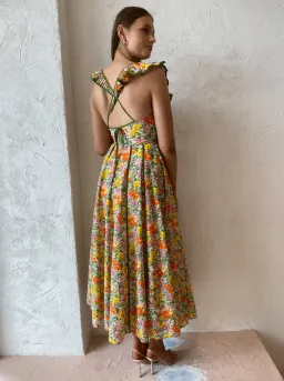 Alemais - Cabana Midi Dress Print - Size 10 for rent on The Volte - image 3