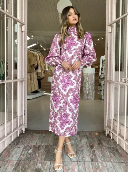 Alemais - Isla Midi Dress Print - Size 10 for rent on The Volte - image 2
